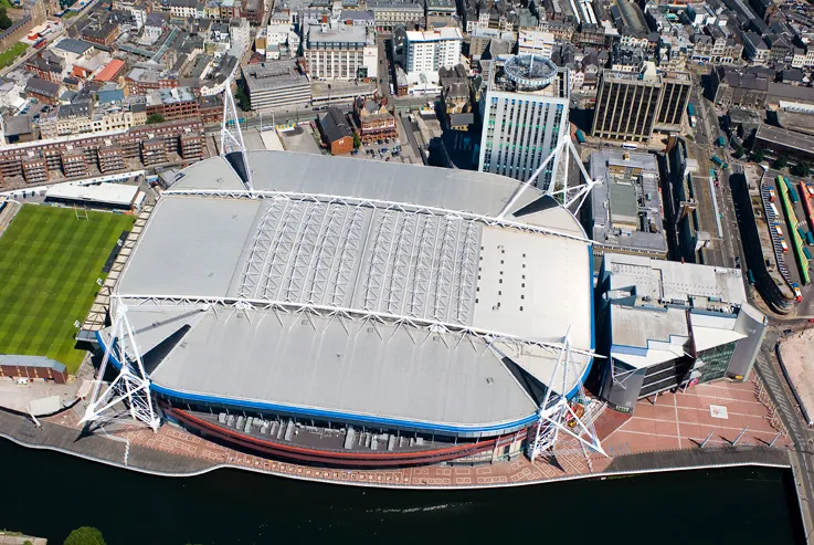 Principality stadium aerial
