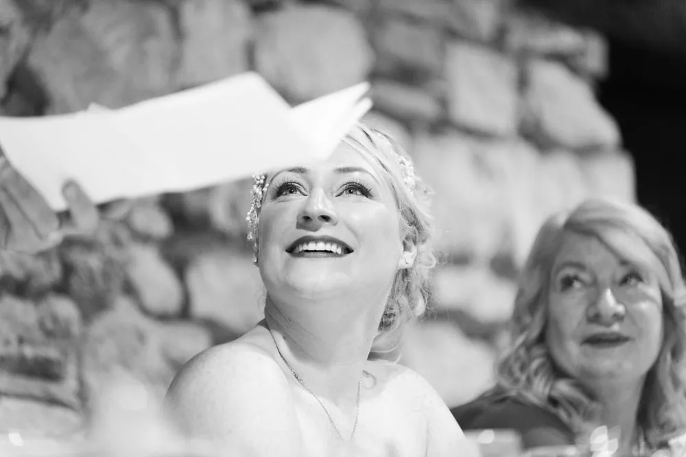 Pencoed House winter wedding speeches