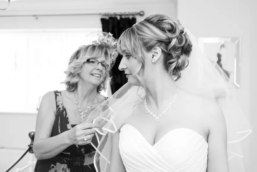 Bride and mother of the bride  Greenmeadow Golf Club, Cwmbran