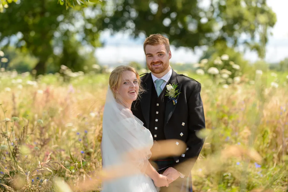 St Tewdrics House wedding St Tewdrics House wedding  bride & groom in garden