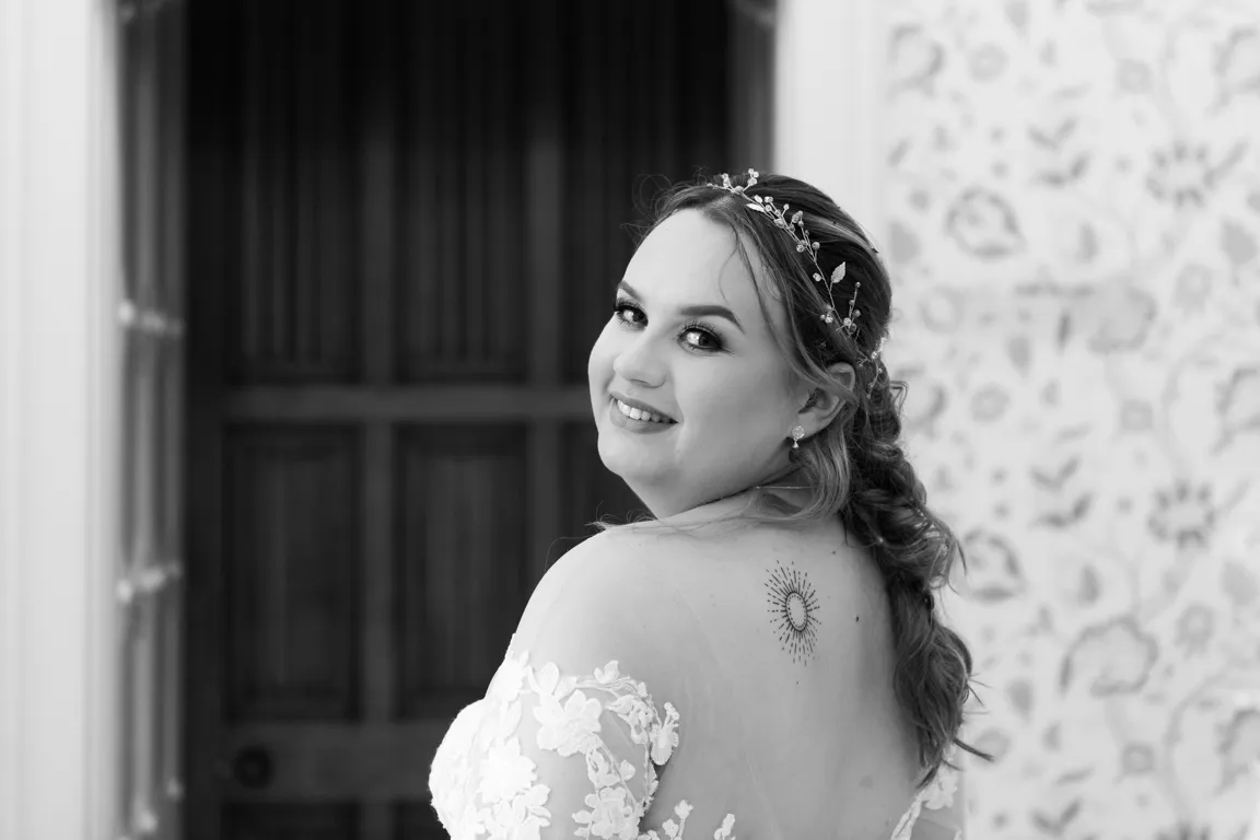 Hensol Castle wedding photographer bride portrait