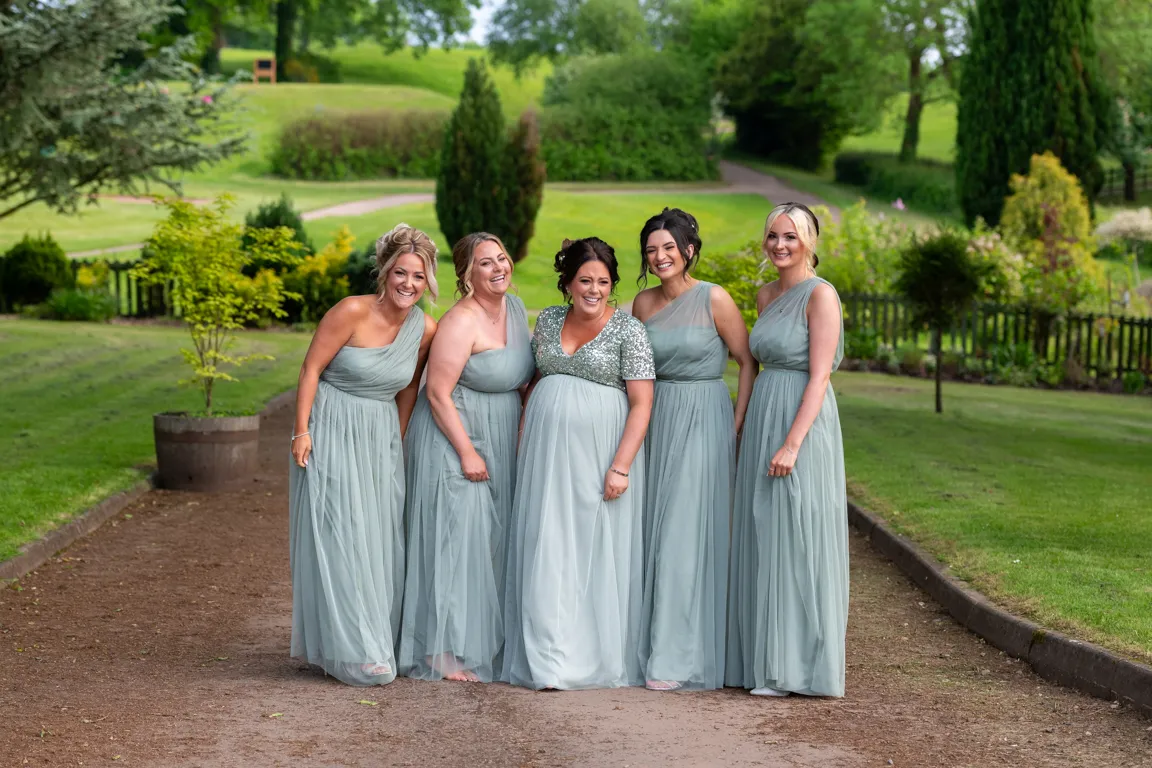 Bridesmaids at Greenmeadow Golf Club, Cwmbran