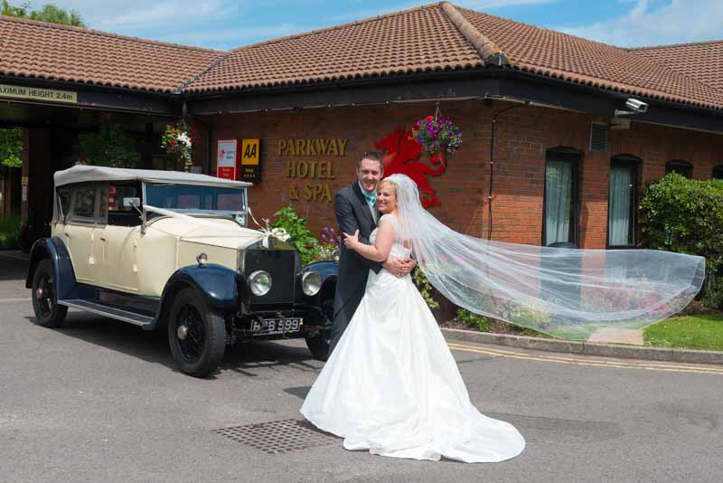 Bride getting ready Greenmeadow Golf Club, Cwmbran