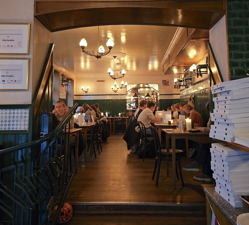 Villa Paradiso Majorstuen restaurant italiensk pizza oslo julebord