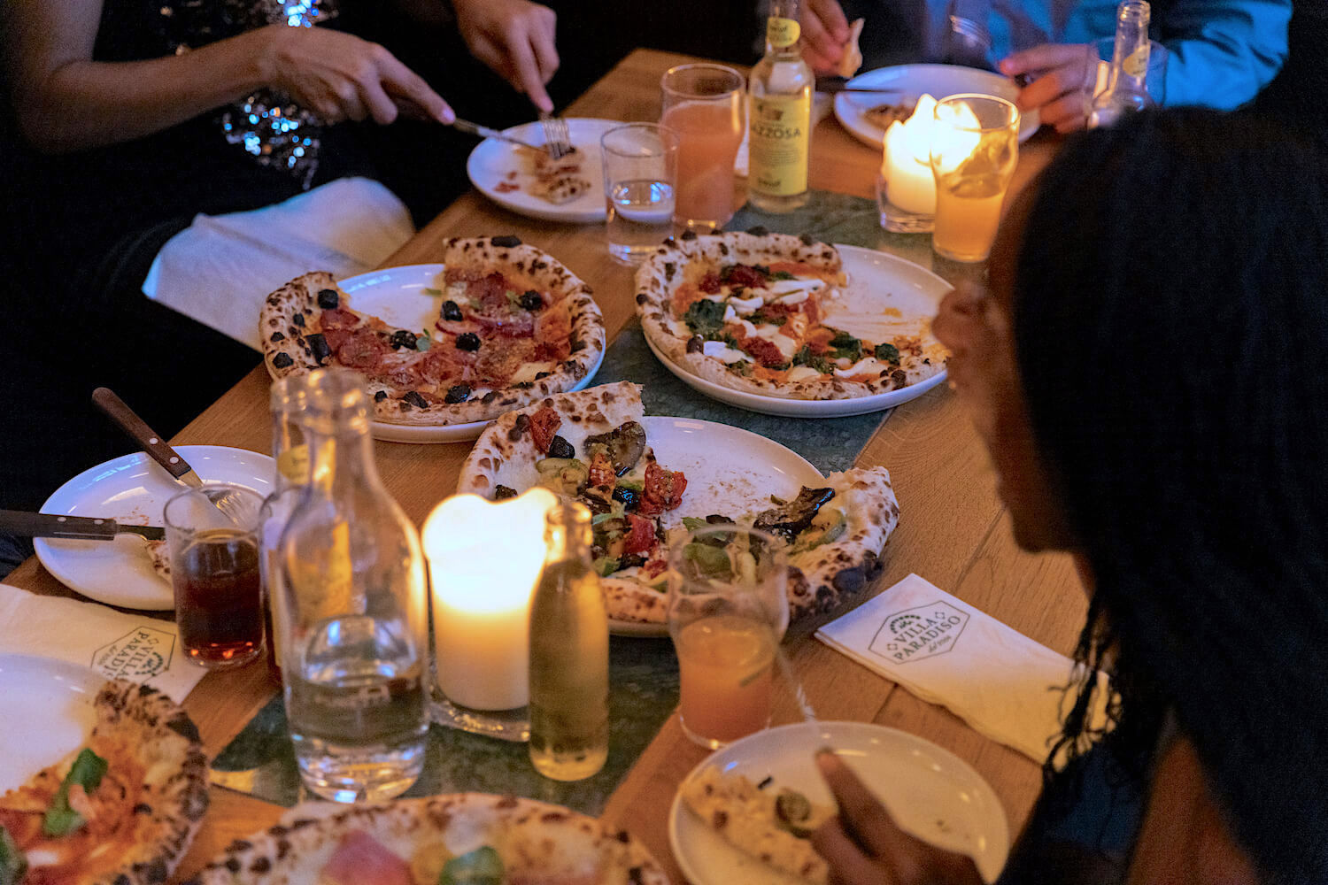 Villa paradiso pizza bjørvika restaurant oslo julebord italiensk mat