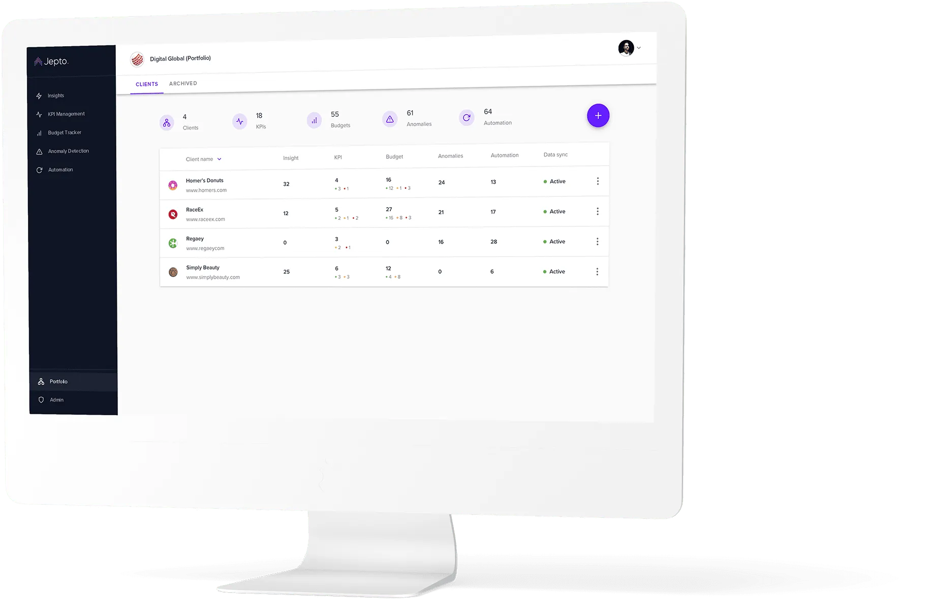 jepto dashboard