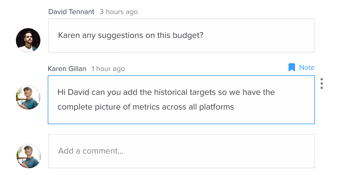 Comments