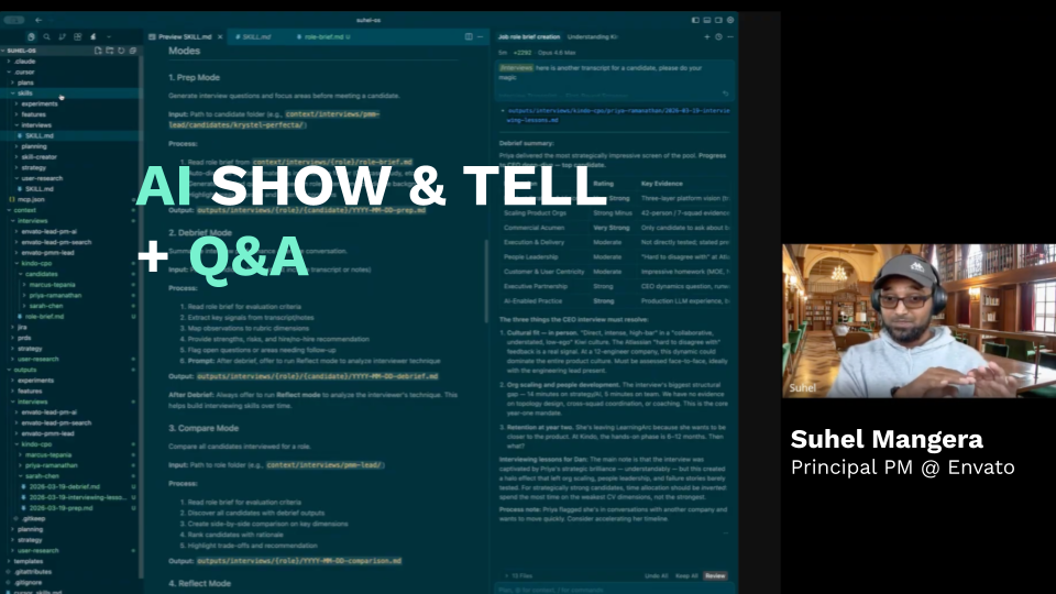 AI Show and Tell + Q&A
