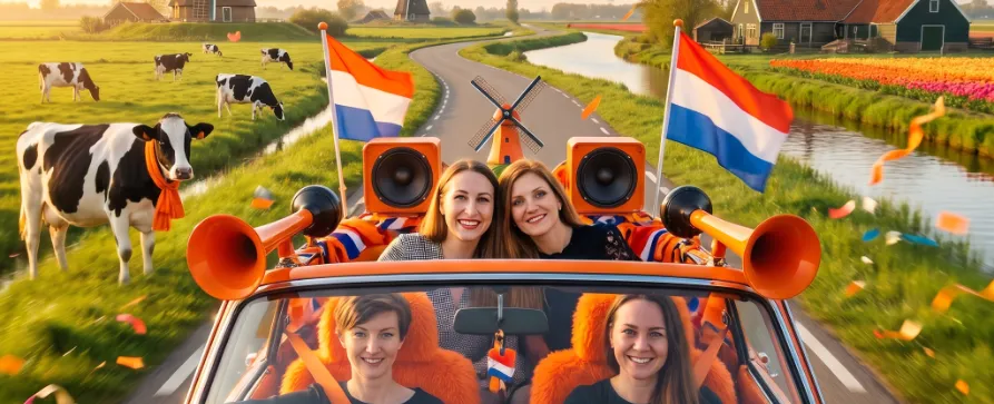 WK Photo Booth Huren | Oranje AI Photo Booth & Green screen