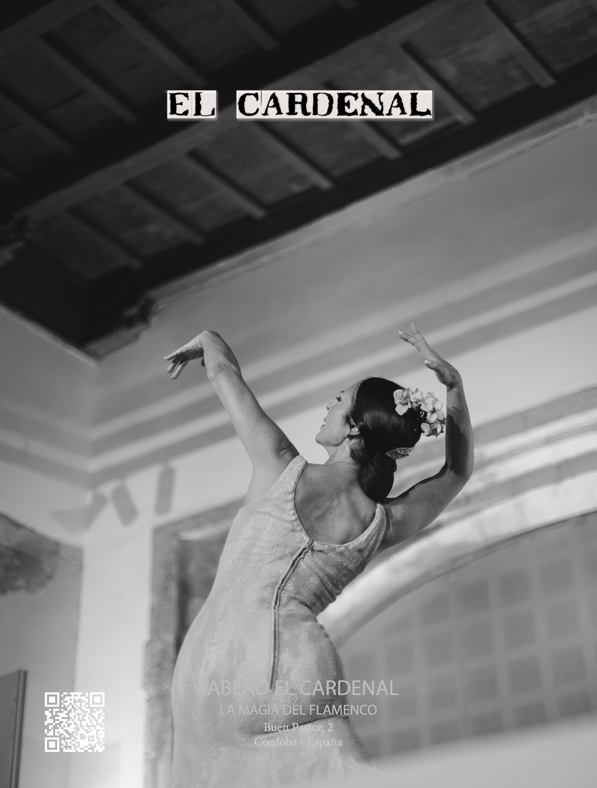 Bailaora de El Cardenal durante una actuación