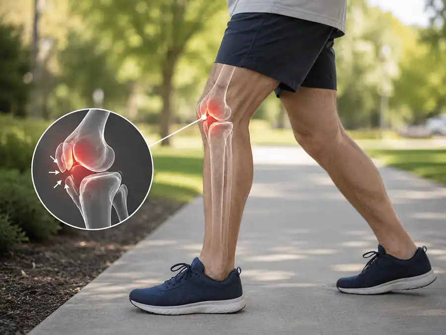 Knee pain gets worse when walking