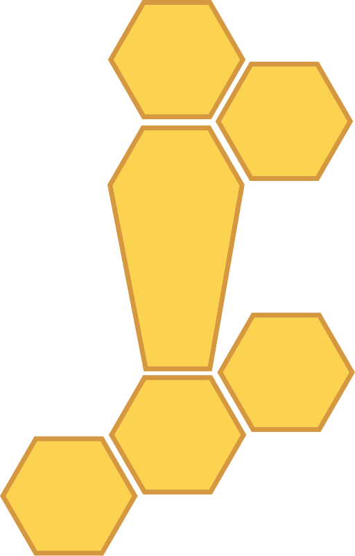 honey comb vectors