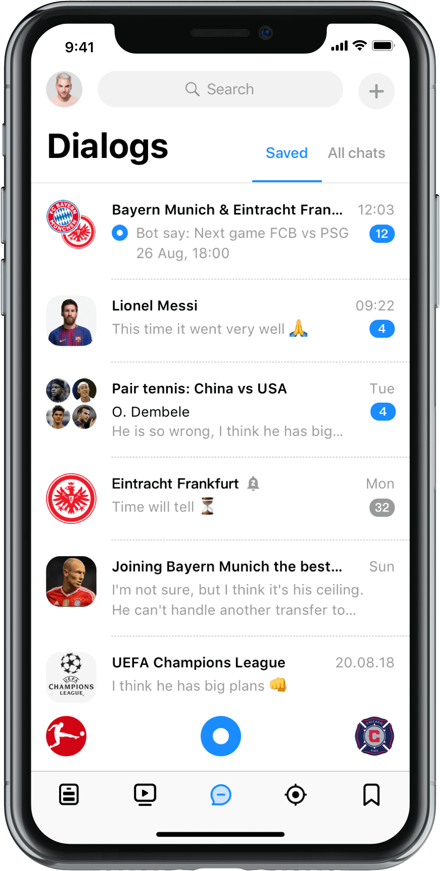 Iphone screen, rewind app, personal assistant, dialogues