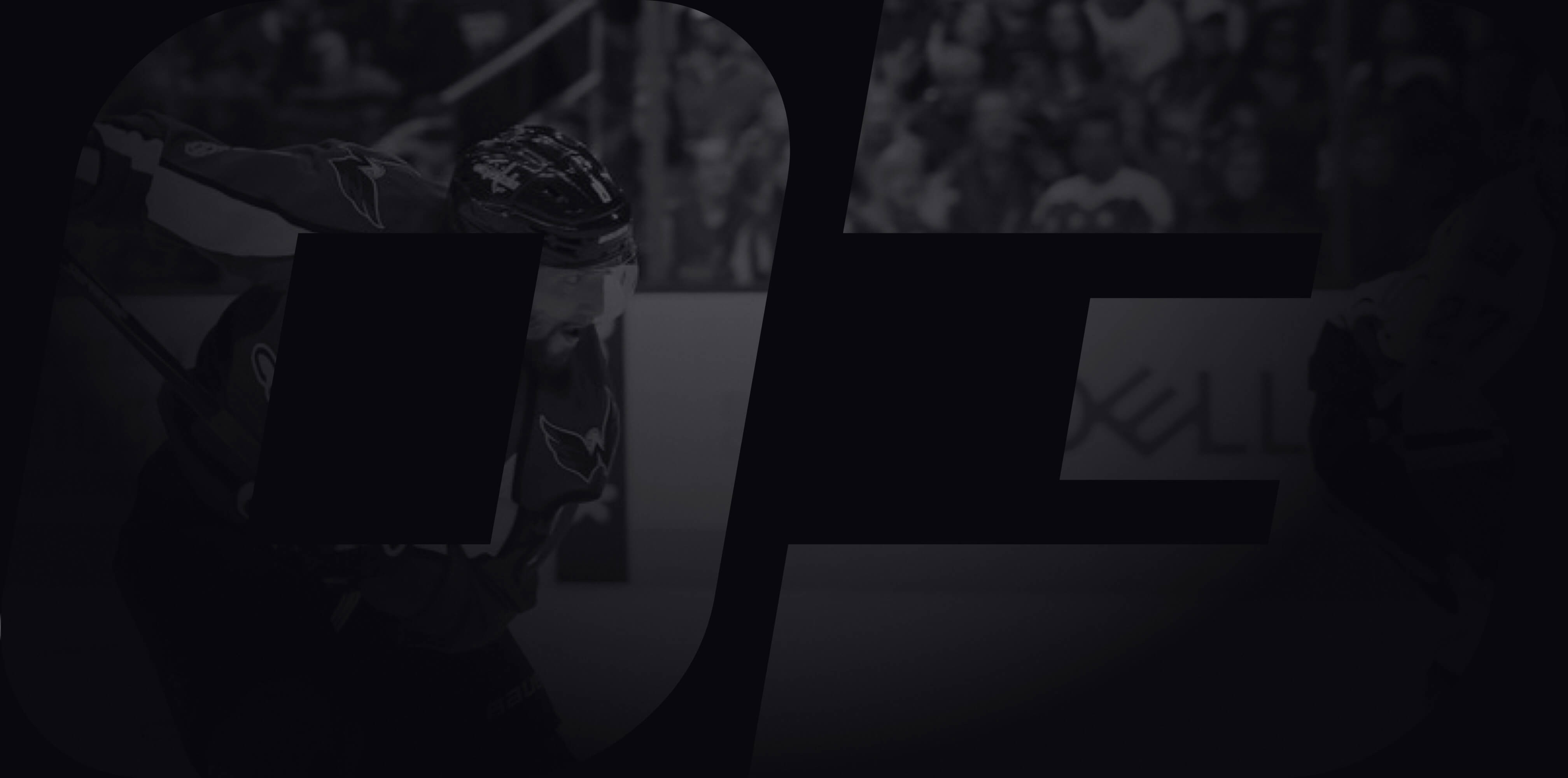 Background picture with hockey players inside number 03