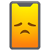 Phone with the sad face Icon