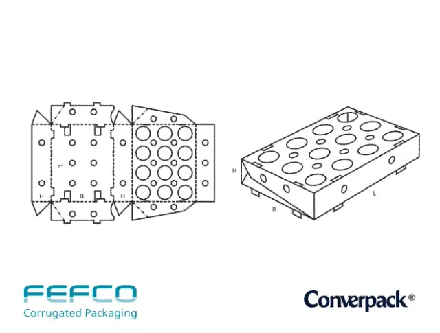 Caja frigorífica impresa Pampa y Novillo