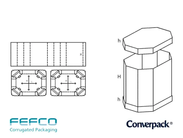 Caja frigorífica impresa Pampa y Novillo