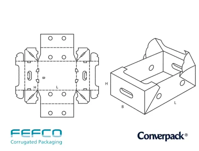 Caja frigorífica impresa Pampa y Novillo