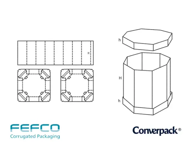 Caja frigorífica impresa Pampa y Novillo