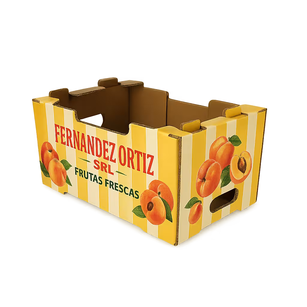 Bandeja Frutihortícola 500×300 blanca, altura media, autoarmable