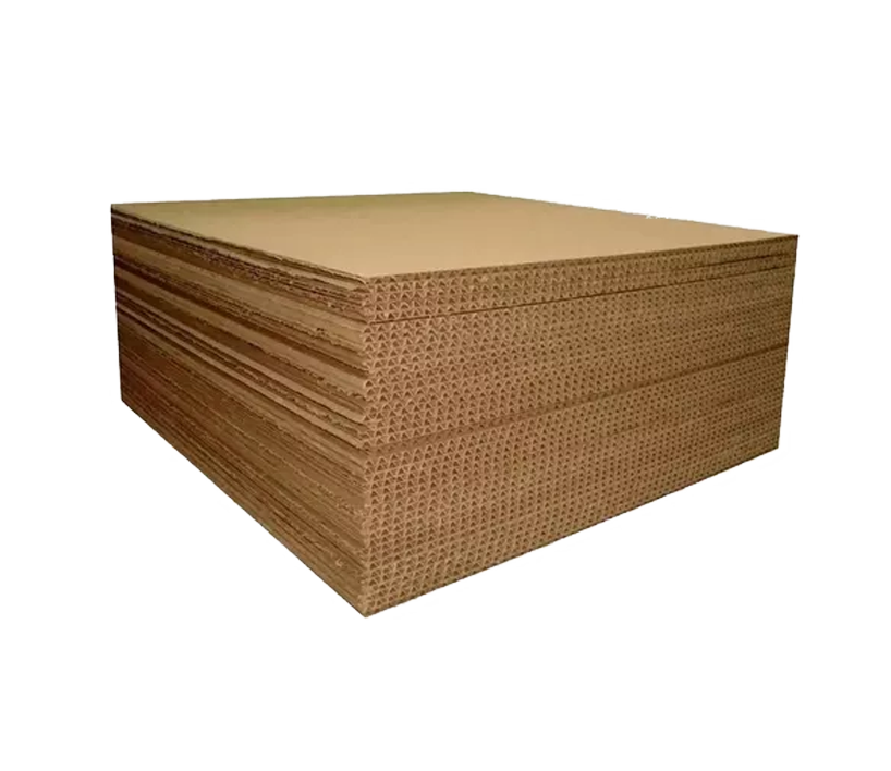 Planchas de corrugado packing box banner