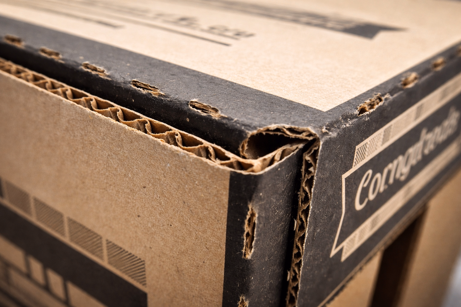 Caja de carton corrugado para packaging industrial y logistica de empresas