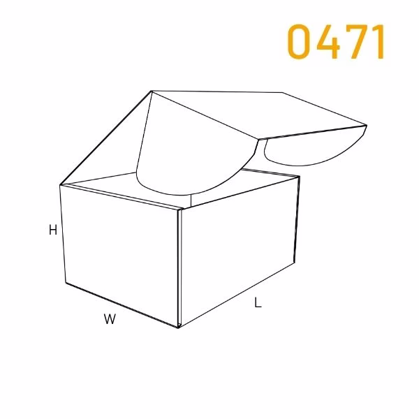 Diagrama de referencia del formato FEFCO seleccionado