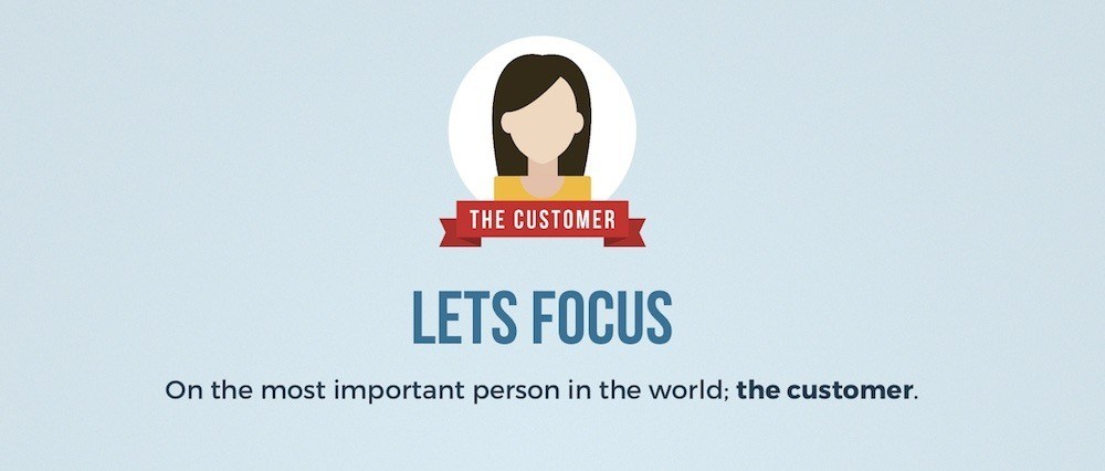 focus on the customer value proposition