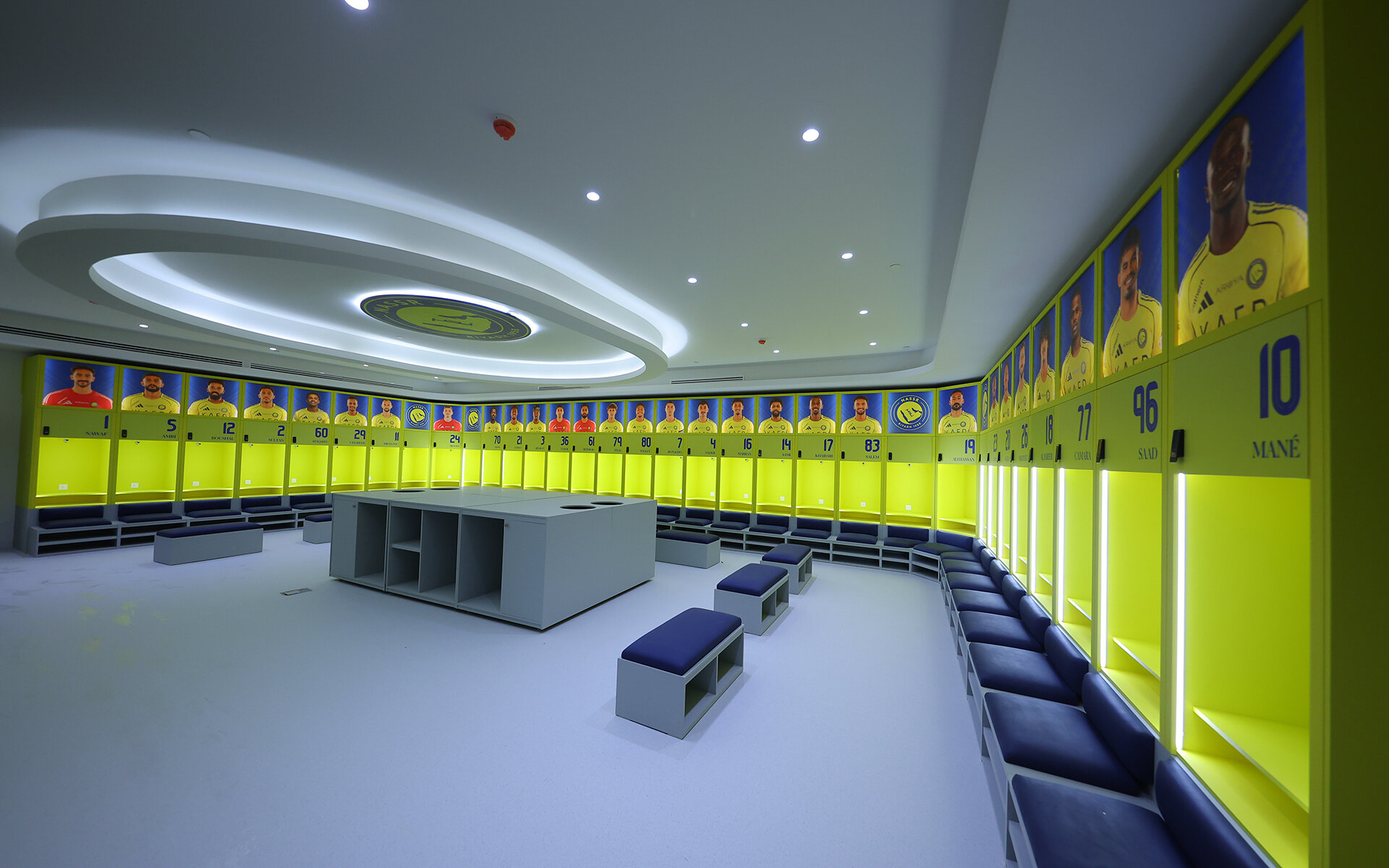 Al Nassr — House of Nassr dressing room