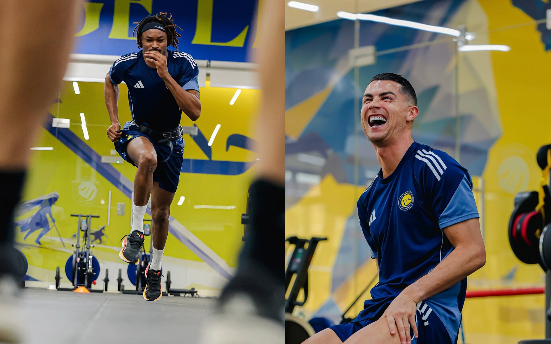 Al Nassr — players training