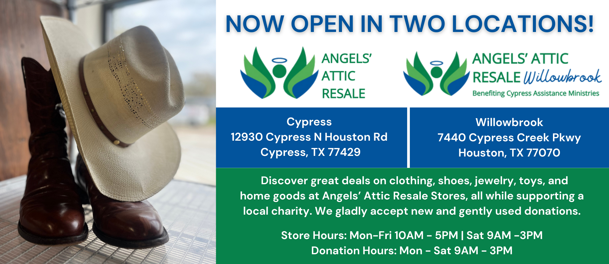 Angels' Attic now open in two locations