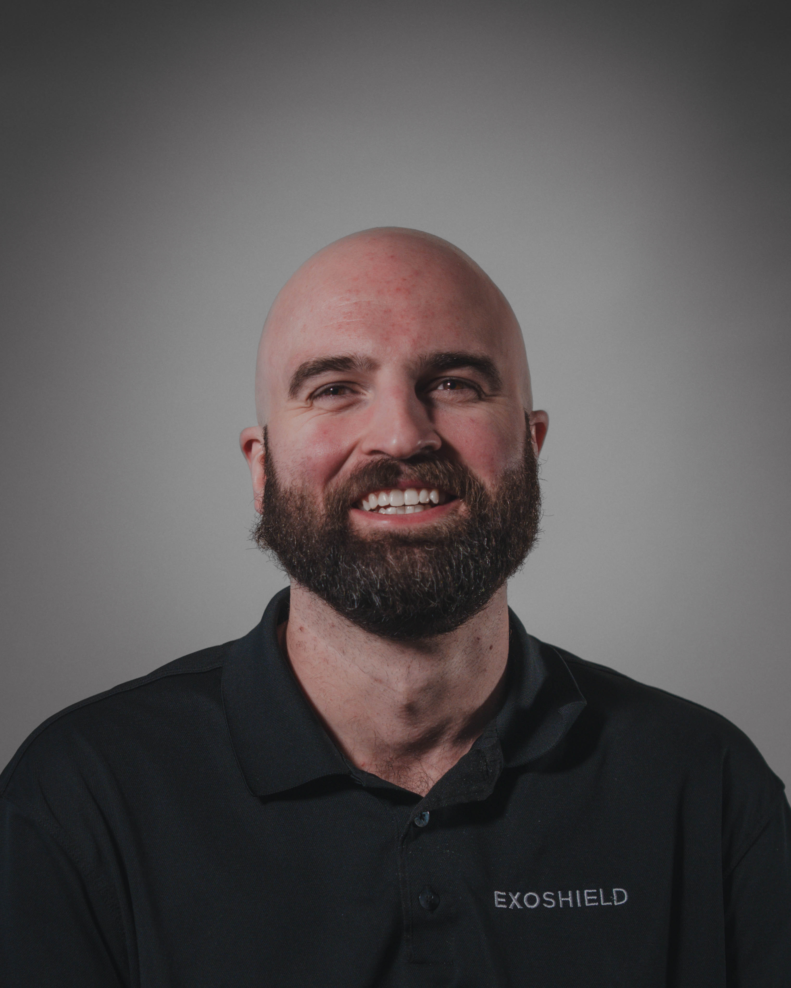 Portrait headshot photo of the Sales Operation Manager for ExoShield