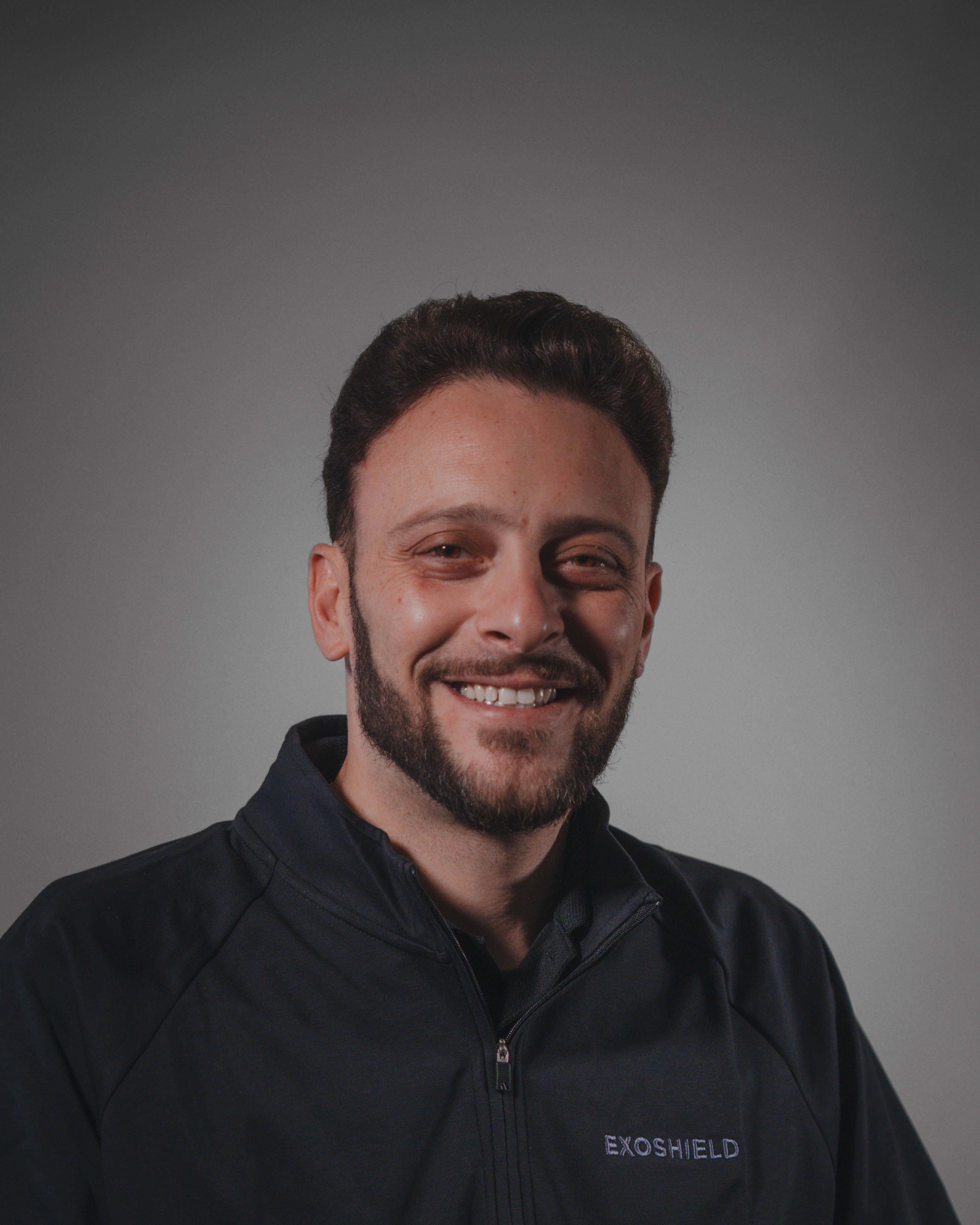 Portrait headshot photo of the East Coast territory sales rep for ExoShield