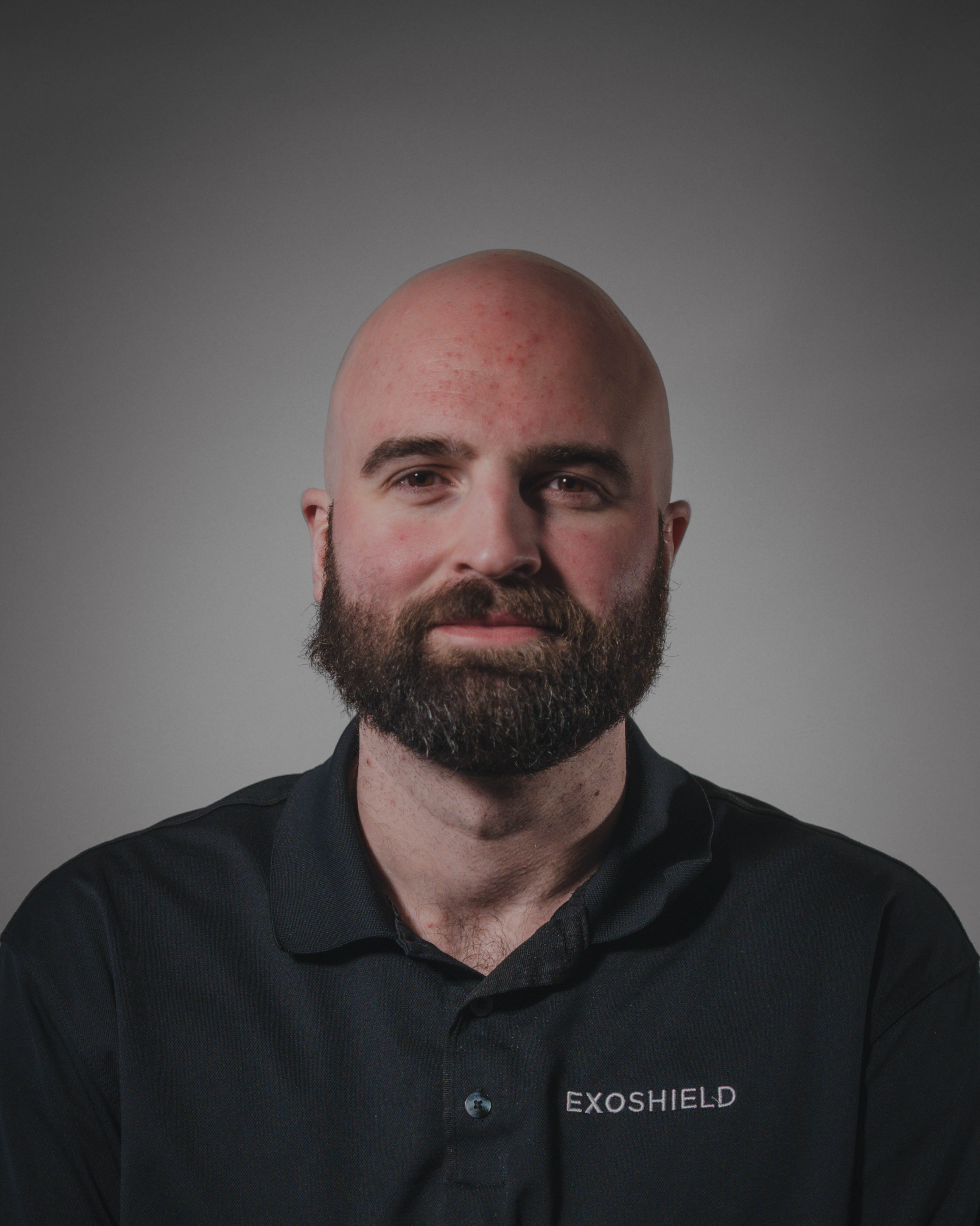 Portrait headshot photo of the Sales Operation Manager for ExoShield