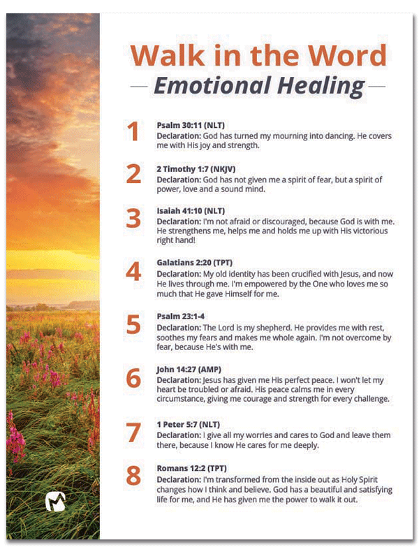 Emotional Healing "Walk In The Word"
