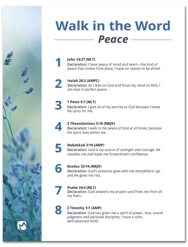 Peace "Walk In The Word"