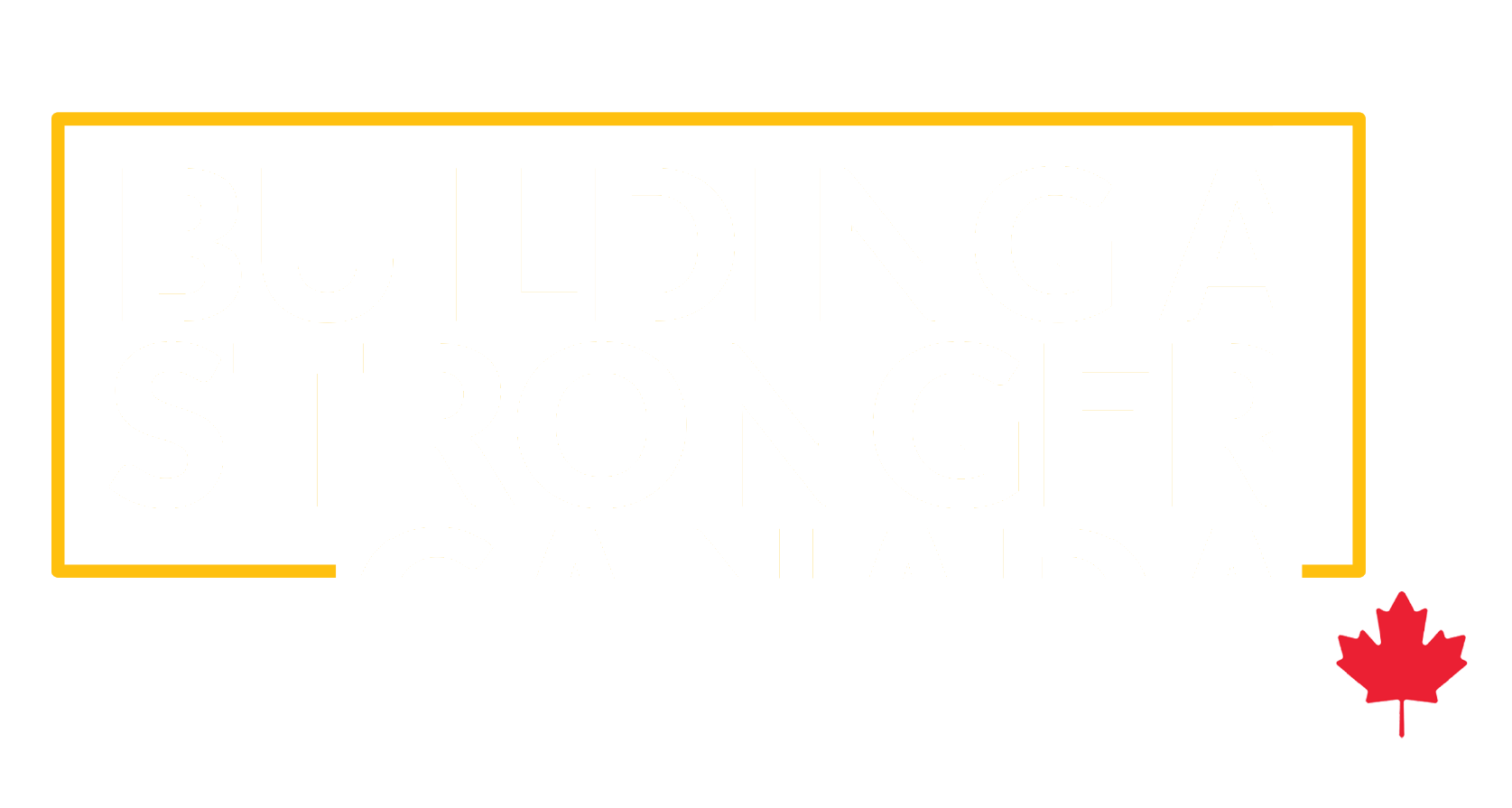 Building a Stronger Canada logo