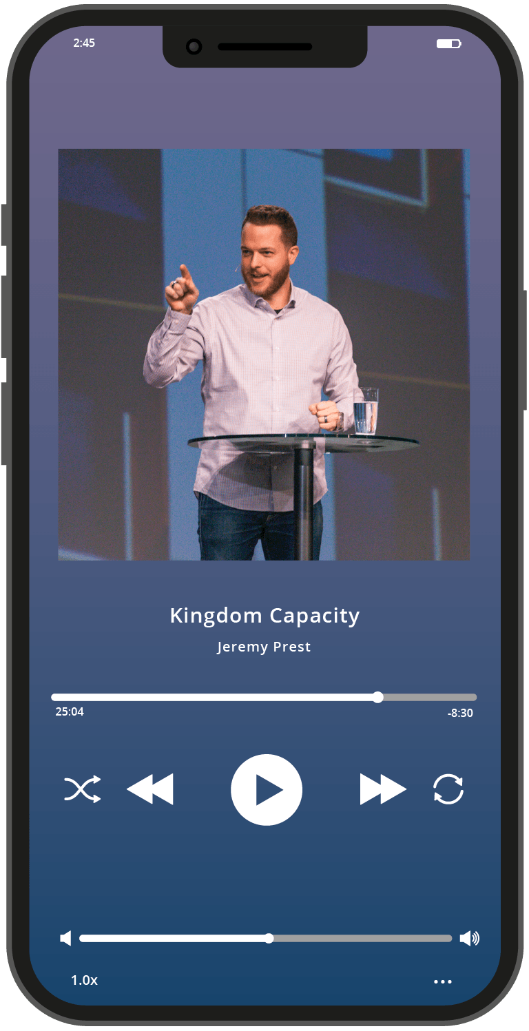 Jeremy's message on an iphone