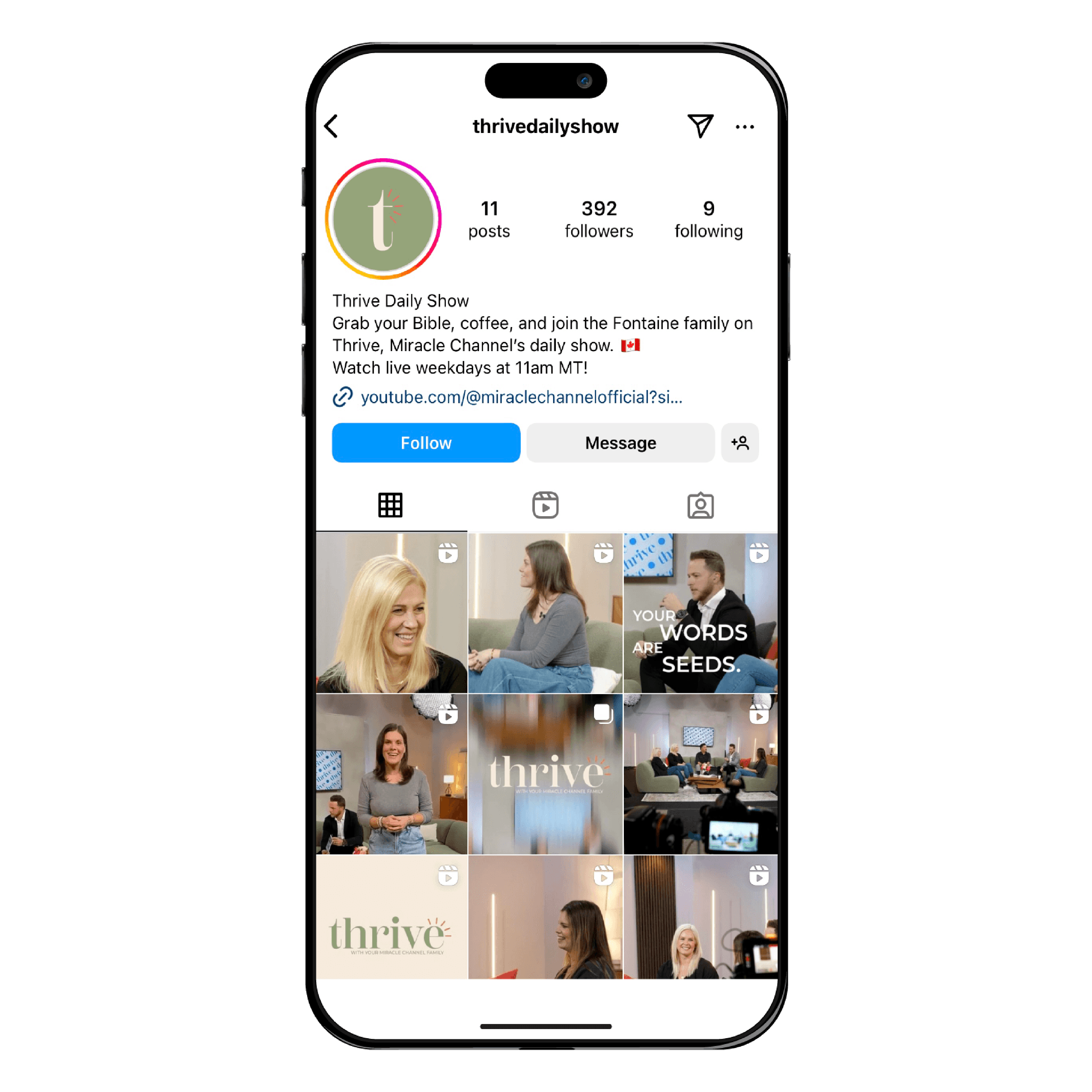 Thrive on iPhone