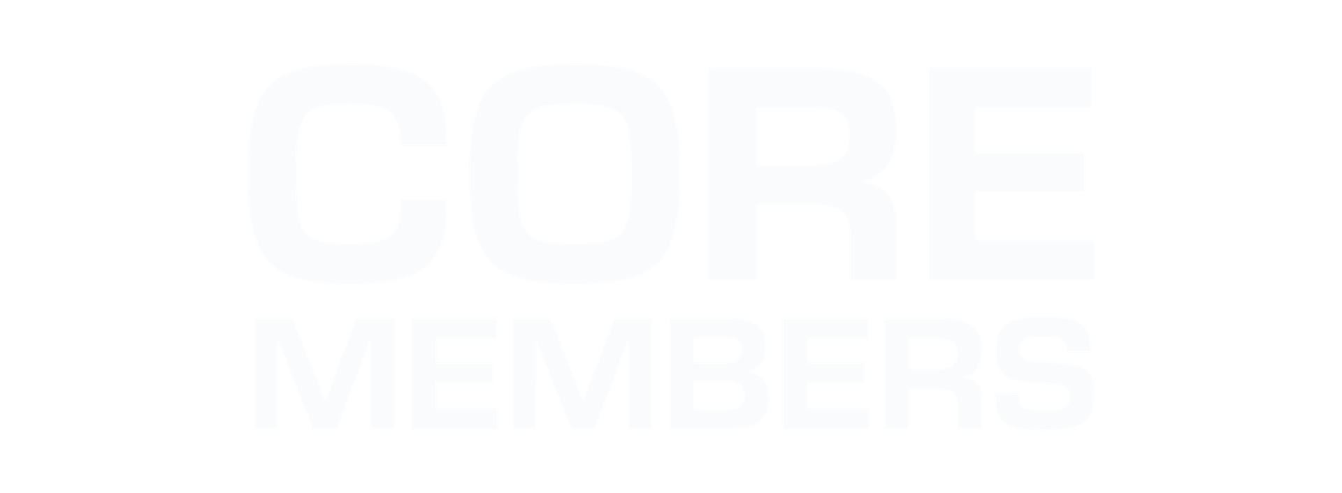 Core Members Logo in White