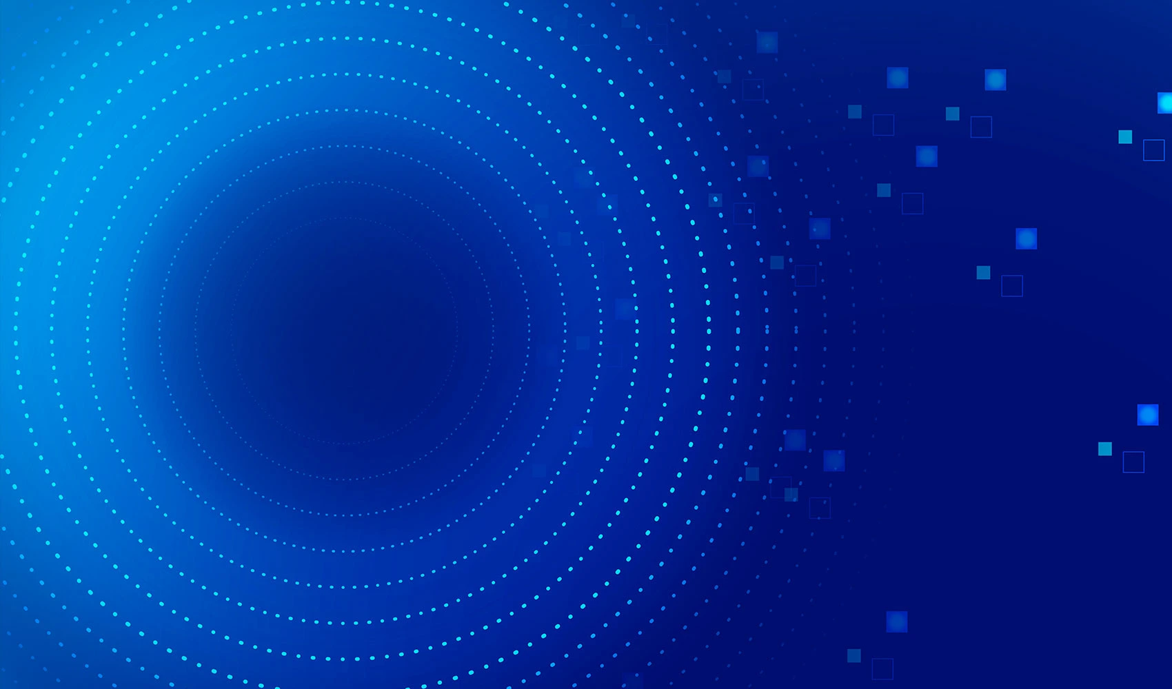 Dotted circles in blue background