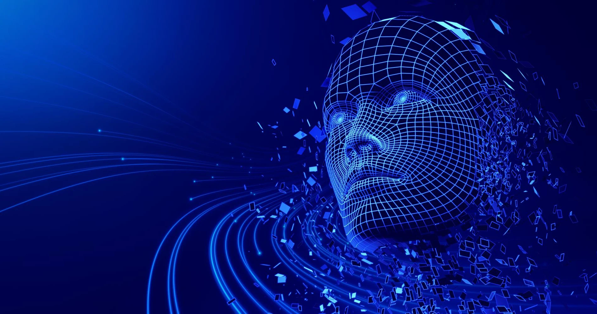 Artificial intelligence machine learning digital human face