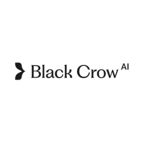 Black crow AI logo