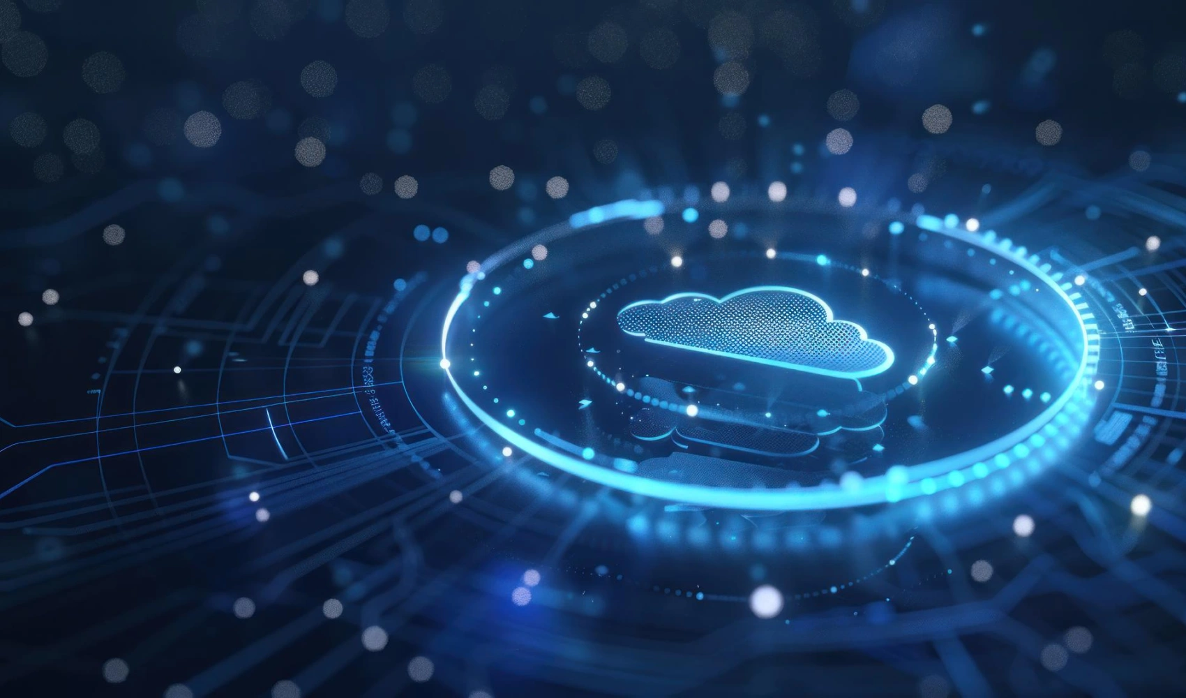 Cloud computing technology concept