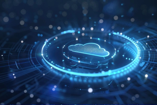 Cloud computing technology concept