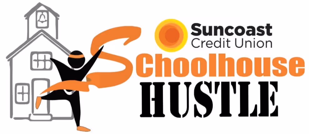 Schoolhouse Hustle event logo