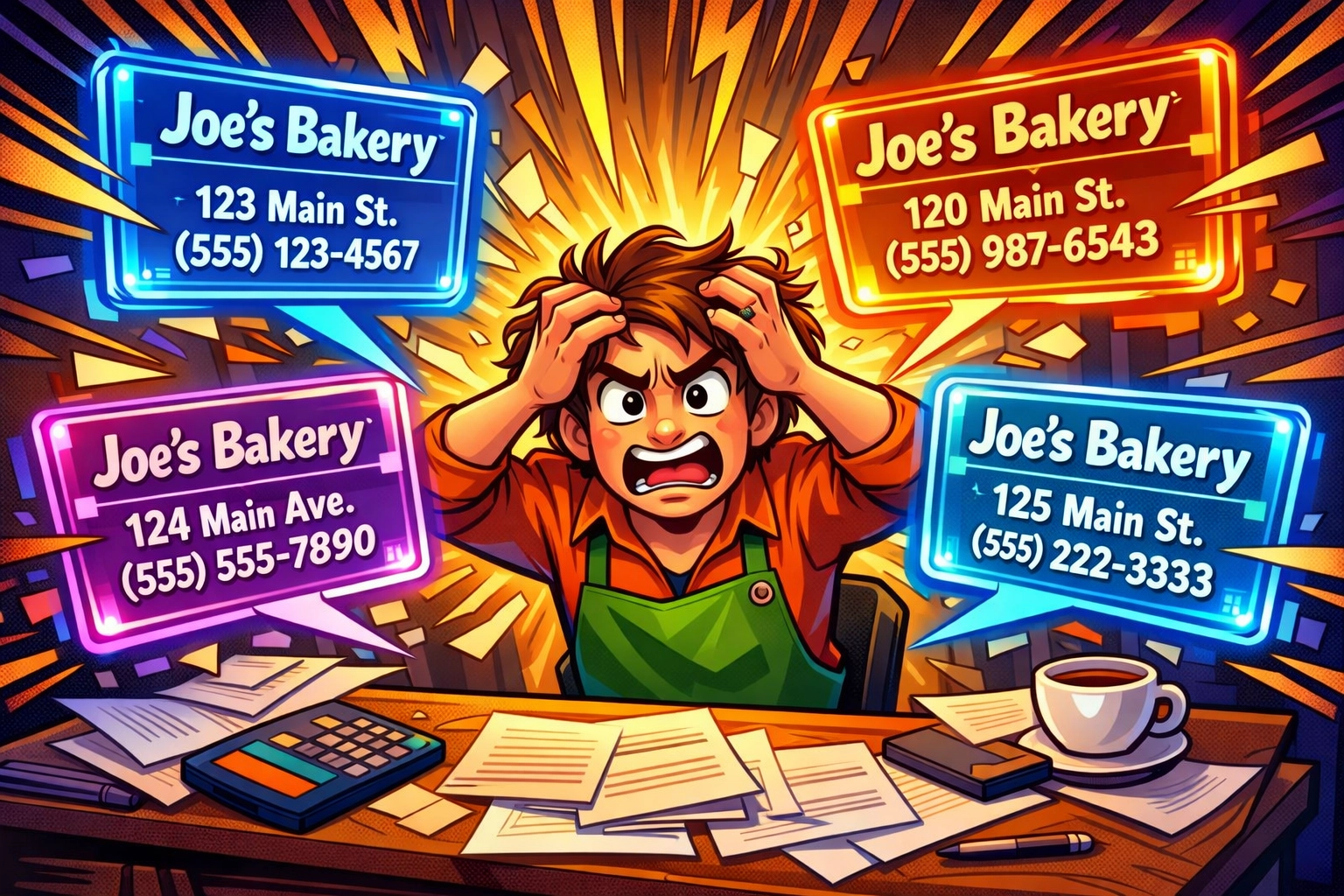 Inconsistent business information across directories confusing Chester local SEO