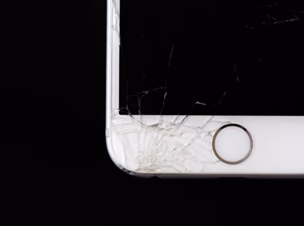 bottom of an iPhone