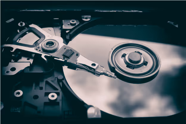 inside of a hard drive