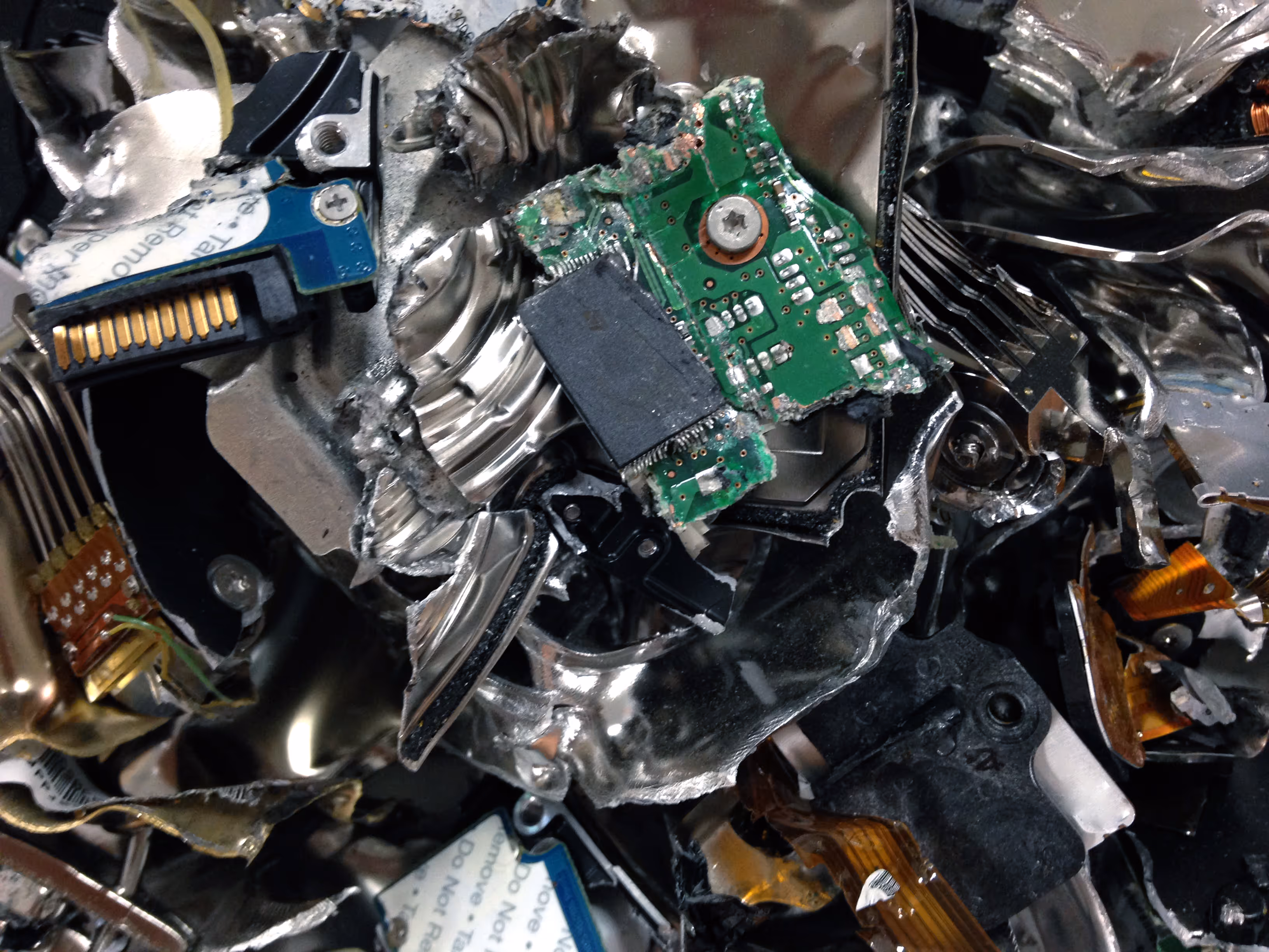 destroy hard drive